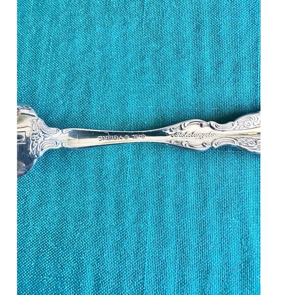 Oneida Michelangelo 18/10 Stainless Steel Teaspoons-Set of 5-Excellent! - Picture 4 of 4